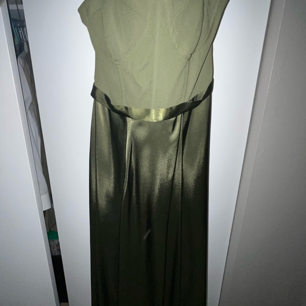 Galina Signature Bridesmaid Dress with Charmeuse Skirt | David's Bridal - Picture 5 of 9
